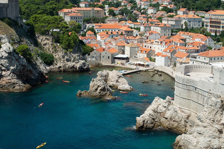 Walls of Dubrovnik View Photograph Croatia Print 100% Australian Made