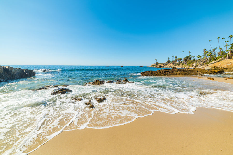Rocks & Sand in Laguna Beach View Photograph Print 100% Australian Made
