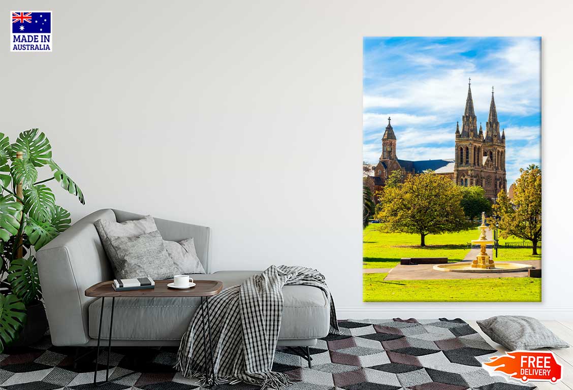 St. Peter's Cathedral View Photograph in Adelaide Print 100% Australian Made