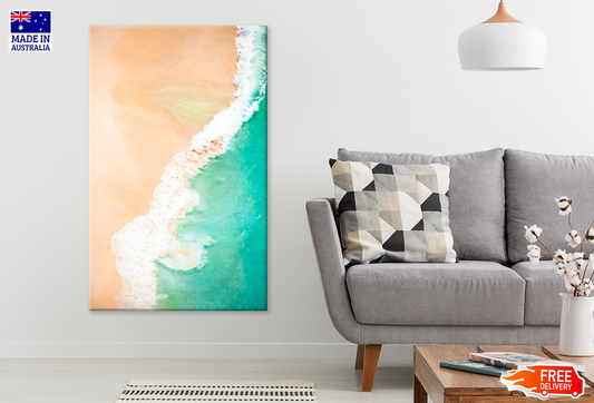 Sea Wave Aerial View Photograph Print 100% Australian Made