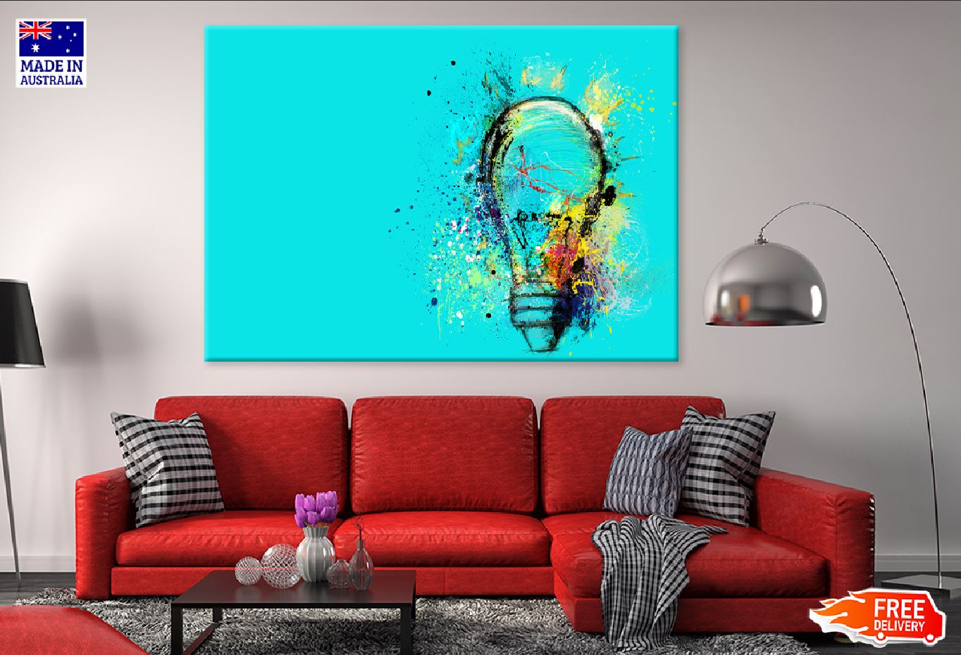 Creativity & Imagination Abstract Design Print 100% Australian Made