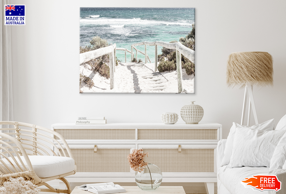 Scenic View over Island Australia Print 100% Australian Made