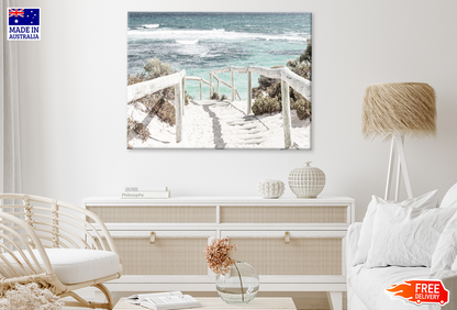 Scenic View over Island Australia Print 100% Australian Made