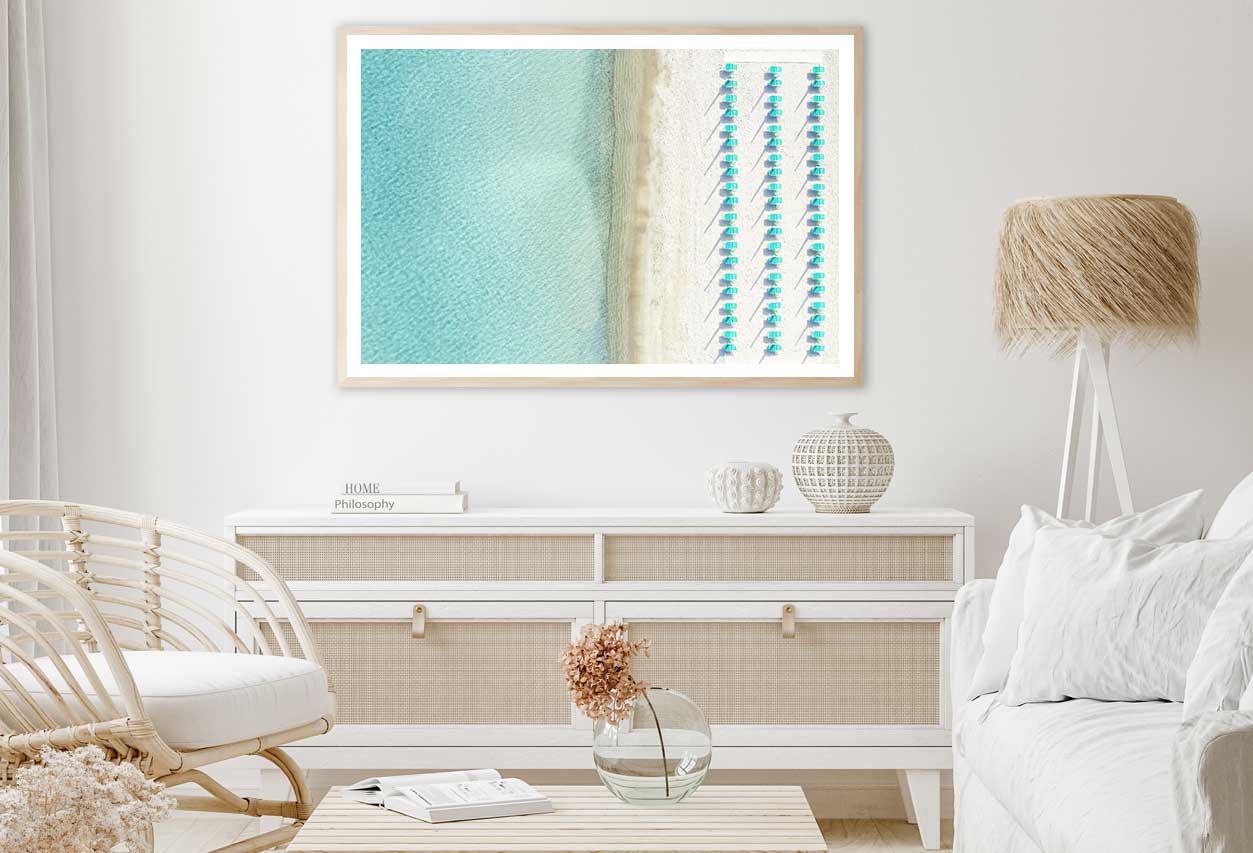 Sandy Marinella Beach Aerial View Photograph Home Decor Premium Quality Poster Print Choose Your Sizes