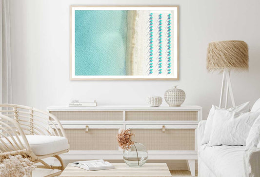 Sandy Marinella Beach Aerial View Photograph Home Decor Premium Quality Poster Print Choose Your Sizes