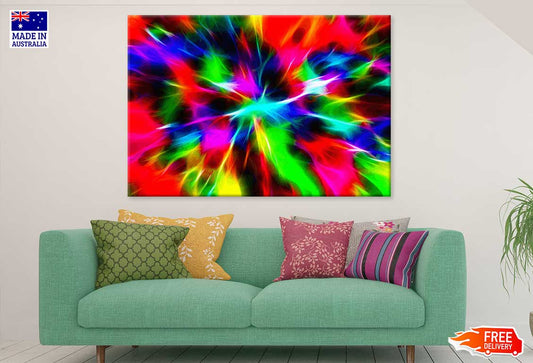 Colorful Abstract Design Print 100% Australian Made