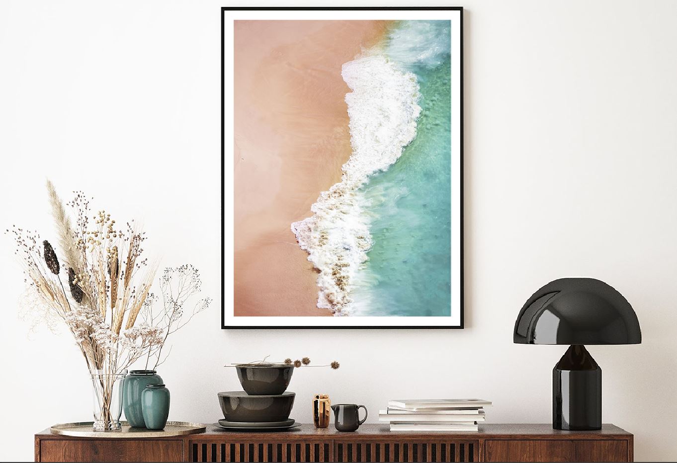 Kelingking Beach Wave Aerial View Photograph Home Decor Premium Quality Poster Print Choose Your Sizes