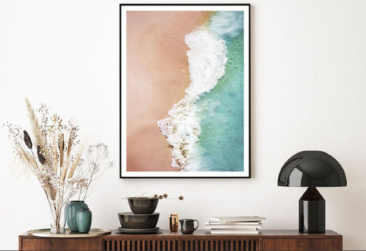 Kelingking Beach Wave Aerial View Photograph Home Decor Premium Quality Poster Print Choose Your Sizes