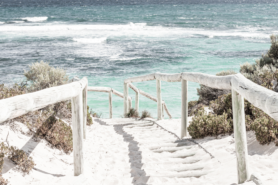Scenic View over Island Australia Print 100% Australian Made