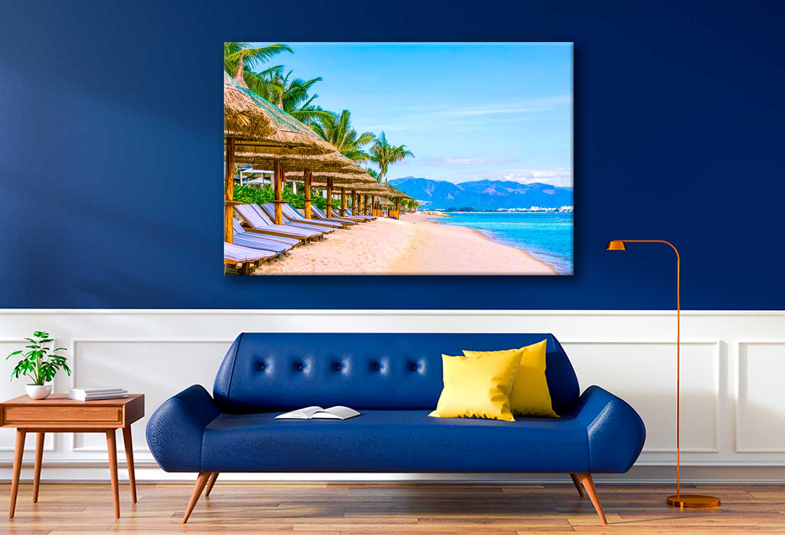 Bella Home The Tropical Natural Scenery Print Canvas Ready to hang