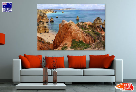 Praia do Camilo Rocky Beach View Photograph Print 100% Australian Made