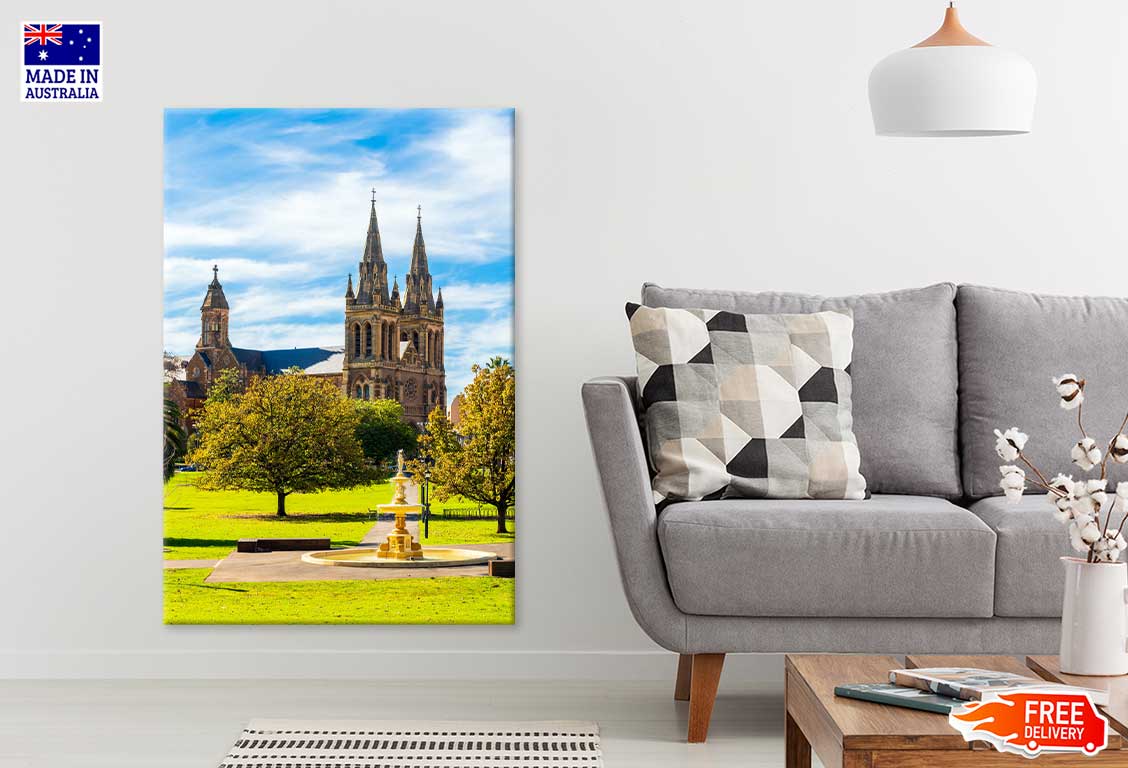 St. Peter's Cathedral View Photograph in Adelaide Print 100% Australian Made