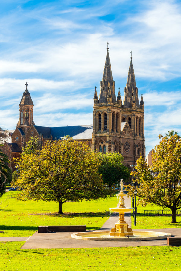 St. Peter's Cathedral Photograph in Adelaide Home Decor Premium Quality Poster Print Choose Your Sizes