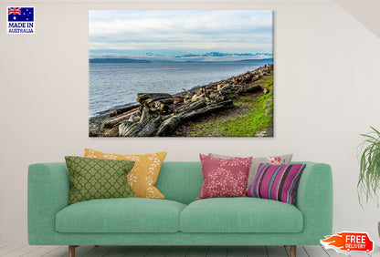 Sea Shoreline at Lincoln Park View Photograph Print 100% Australian Made