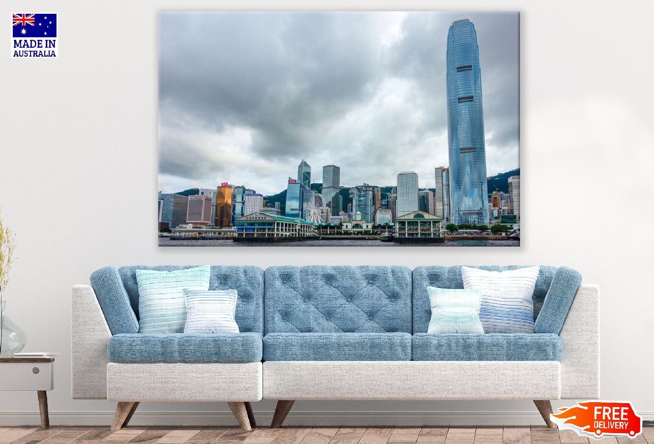 Victoria Harbour Hong Kong Photograph Print 100% Australian Made