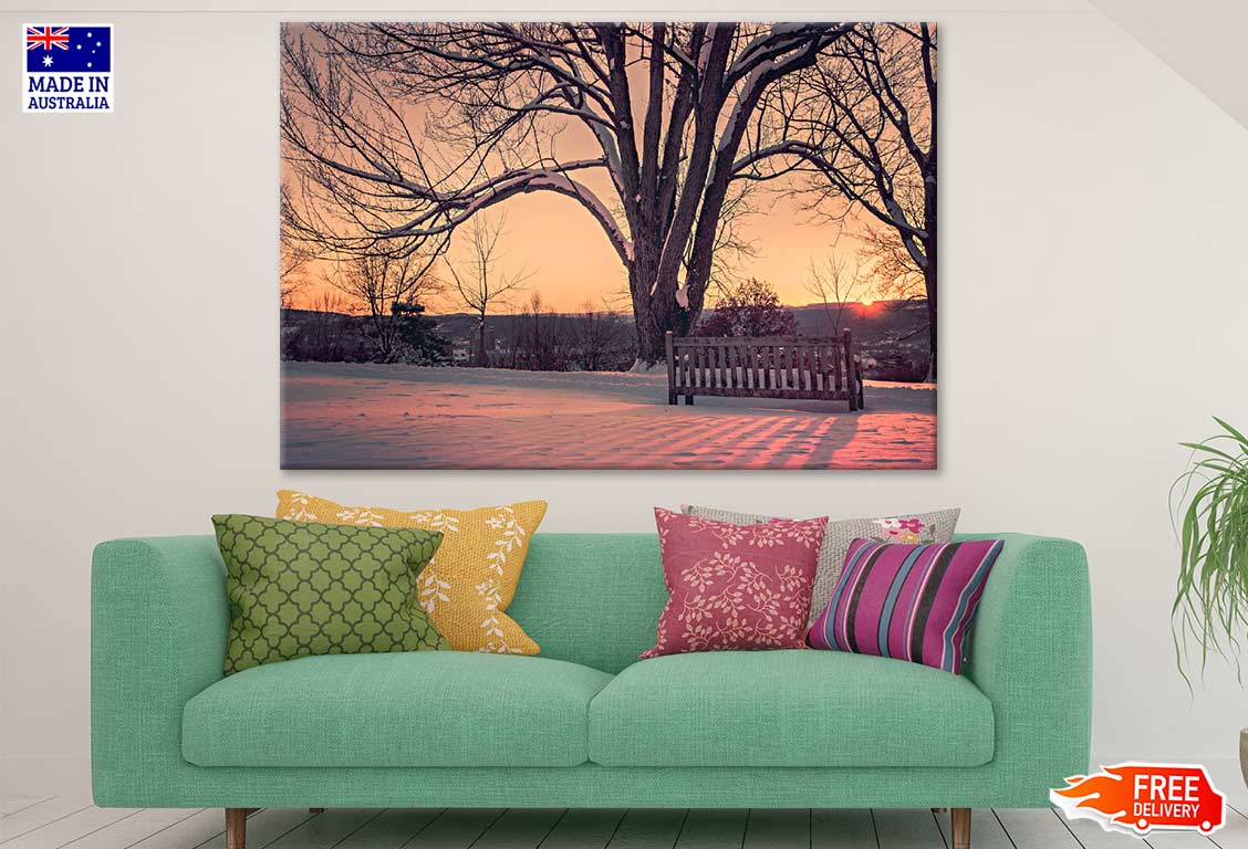 Snow Covered Tree Photograph Print 100% Australian Made