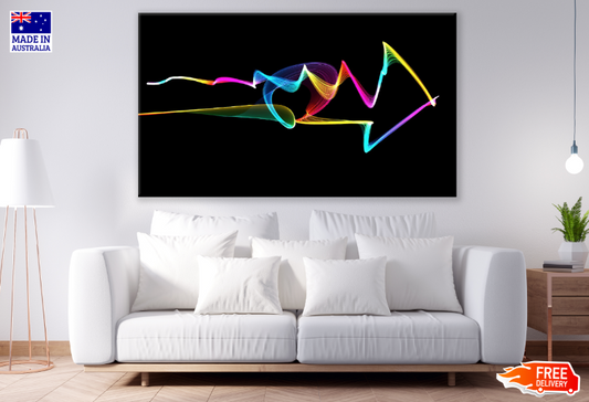 Colorful Abstract Design Print 100% Australian Made