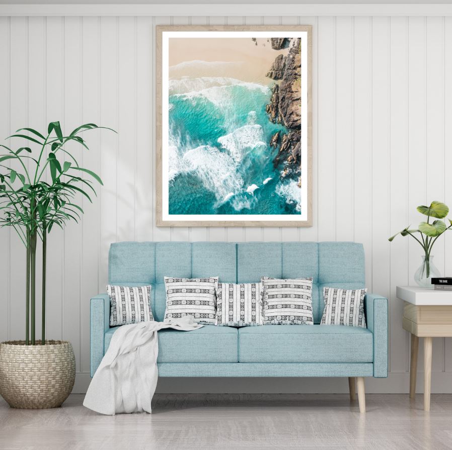 Sea & Beach Aerial Photograph Home Decor Premium Quality Poster Print Choose Your Sizes