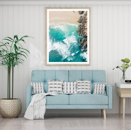 Sea & Beach Aerial Photograph Home Decor Premium Quality Poster Print Choose Your Sizes