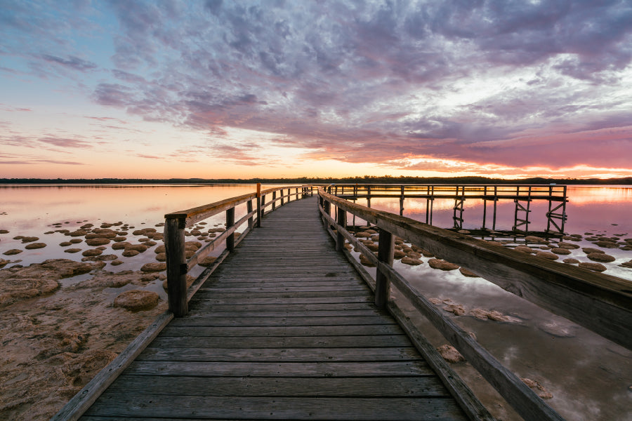 Lake Clifton Sunset Scenery View Photograph Home Decor Premium Quality Poster Print Choose Your Sizes