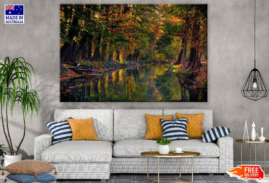 Autumn Spreewald Photograph Germany Print 100% Australian Made