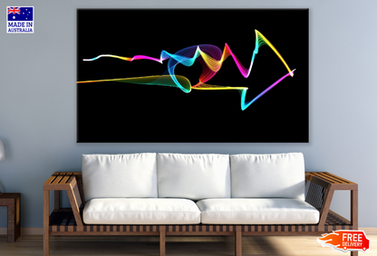 Colorful Abstract Design Print 100% Australian Made
