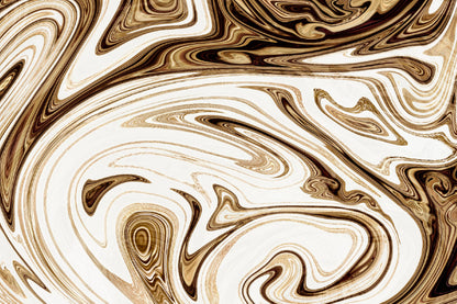 Gold Liquid Marble Abstract Design Print 100% Australian Made