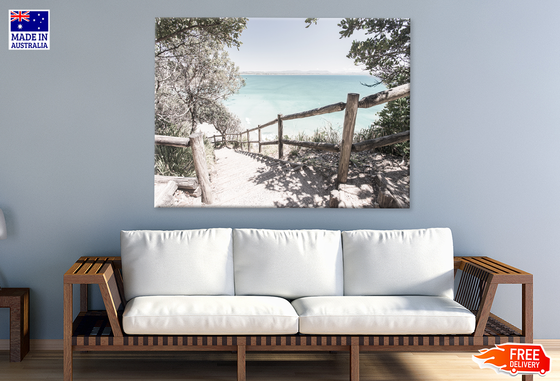 Wategoes Beach in Byron Bay View Print 100% Australian Made