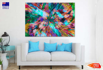 Colorful Abstract Design Print 100% Australian Made