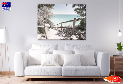 Wategoes Beach in Byron Bay View Print 100% Australian Made