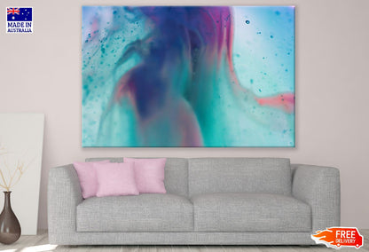 Blue & Purple Abstract Design Print 100% Australian Made