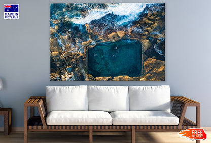 Top Down view of Maroubra Mahon Sydney, Australia Print 100% Australian Made