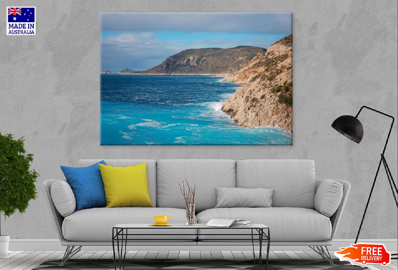 Kaputas Beach Mediterranean Coast Photograph Print 100% Australian Made