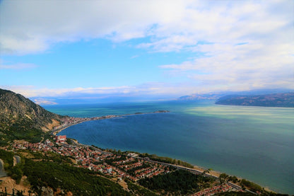 Sea & Turkey City Aerial View Photograph Print 100% Australian Made