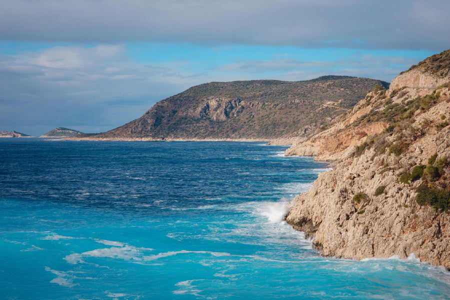Kaputas Beach Mediterranean Coast Photograph Print 100% Australian Made