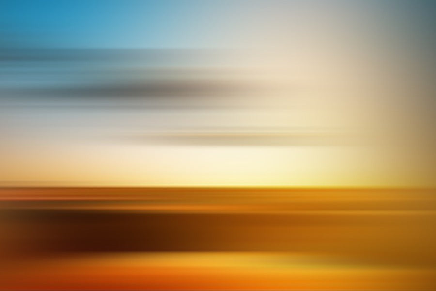 Blue Orange & Grey Digital Abstract Design Print 100% Australian Made