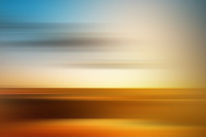 Blue Orange & Grey Digital Abstract Design Print 100% Australian Made