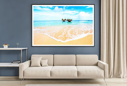 Heart Rock Beach View Photograph Okinawa Home Decor Premium Quality Poster Print Choose Your Sizes