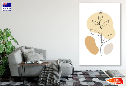 Minimal Floral Line Art Design Print 100% Australian Made