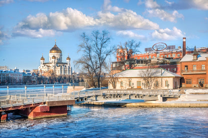 Cathedral Christ View Photograph in Moscow Print 100% Australian Made