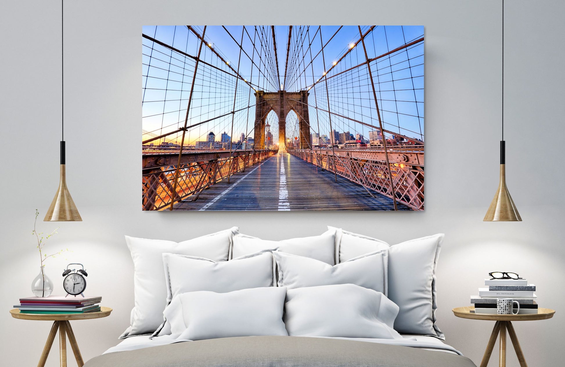 Ney York bridge Print 100% Australian Made