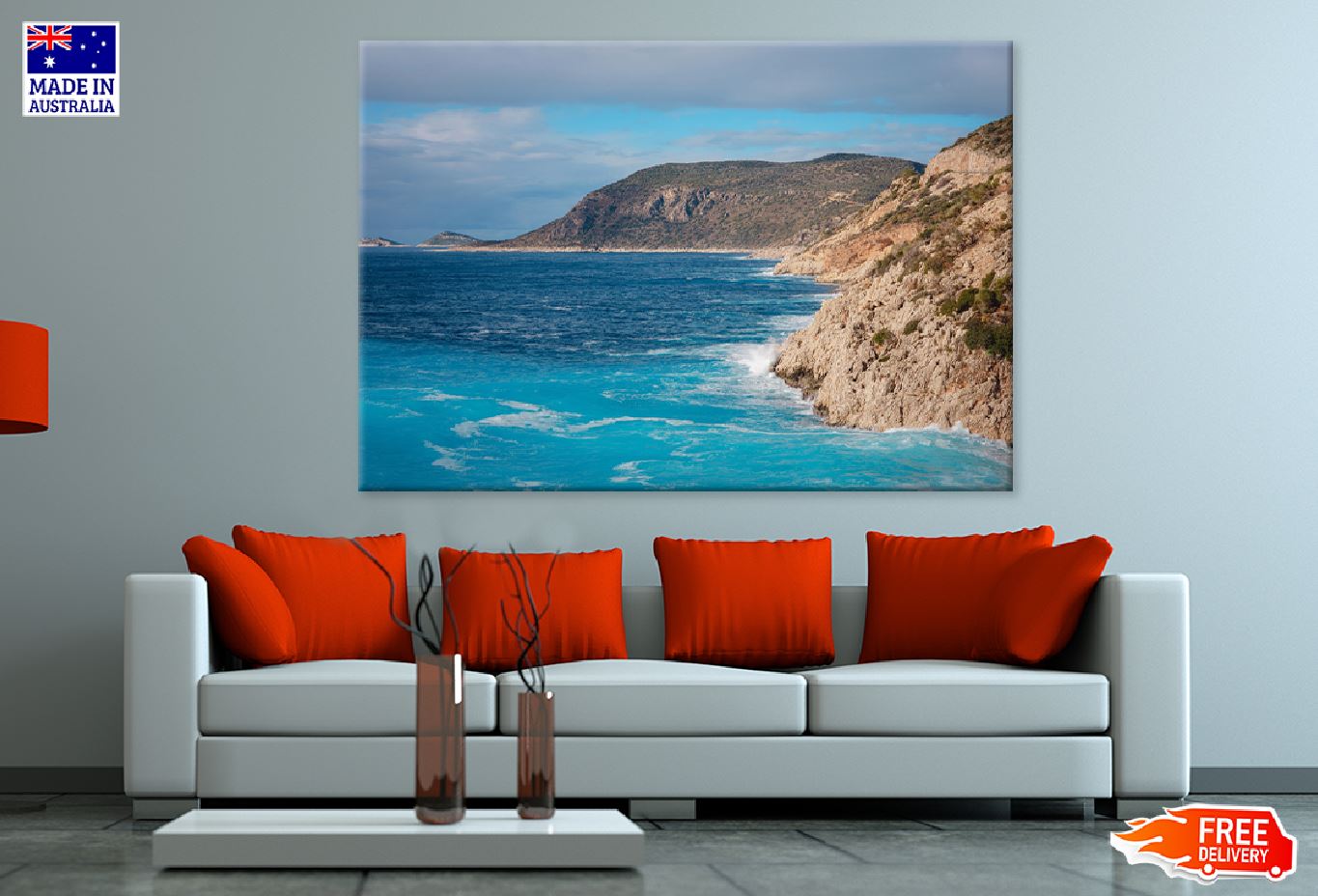 Kaputas Beach Mediterranean Coast Photograph Print 100% Australian Made