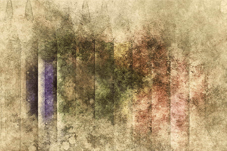 Colorful Abstract Design Print 100% Australian Made