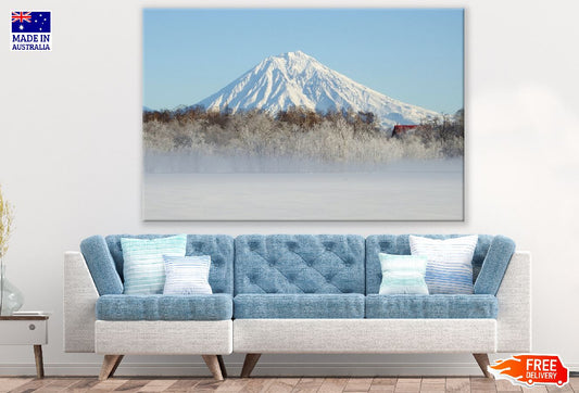 Koryaksky Volcano in Russia Photograph Print 100% Australian Made