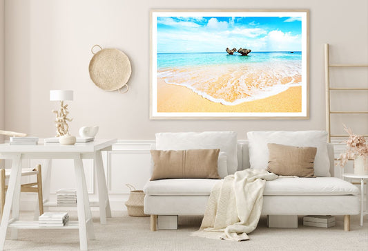 Heart Rock Beach View Photograph Okinawa Home Decor Premium Quality Poster Print Choose Your Sizes