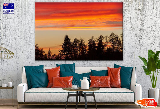 Mountain in the Distance Sunset Photograph Print 100% Australian Made