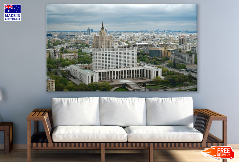 Moscow Russia Cityscape View Print 100% Australian Made