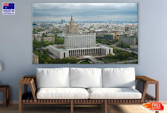 Moscow Russia Cityscape View Print 100% Australian Made