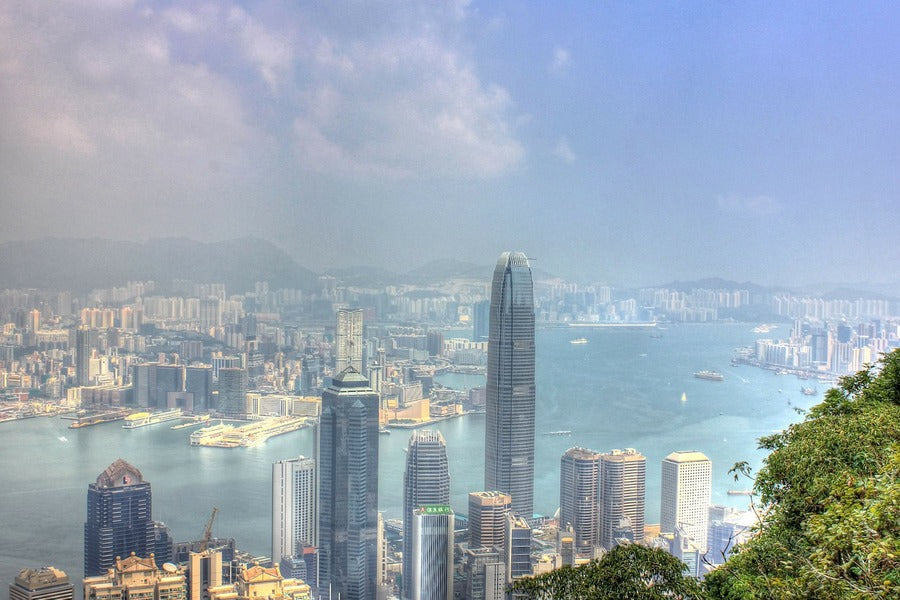 Victoria Peak Hill & Hong Kong City View Photograph Print 100% Australian Made