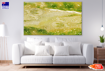 Green Abstract Design Print 100% Australian Made